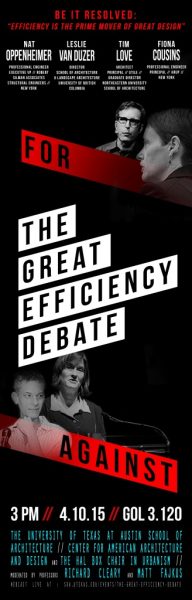 Debate at UT’s Center for American Architecture & Design