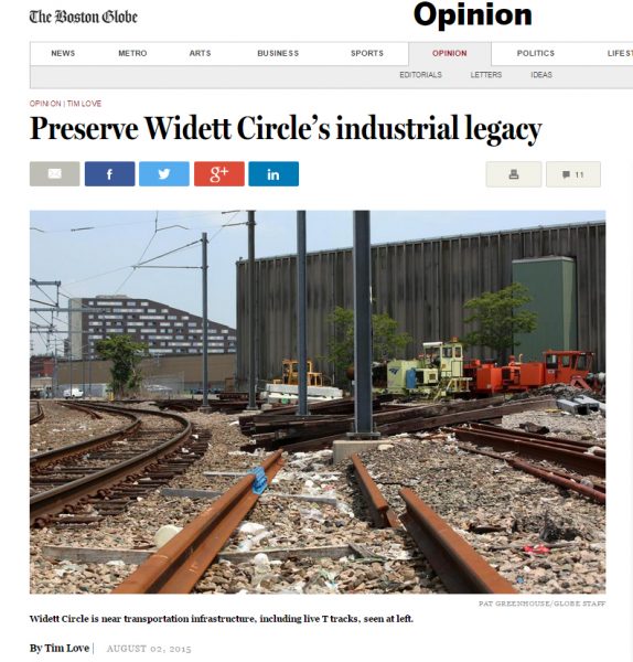 Thoughts on Widett Circle planning for The Boston Globe