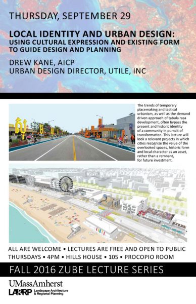 Drew Kane presents in the UMass Amherst Zube Lecture Series