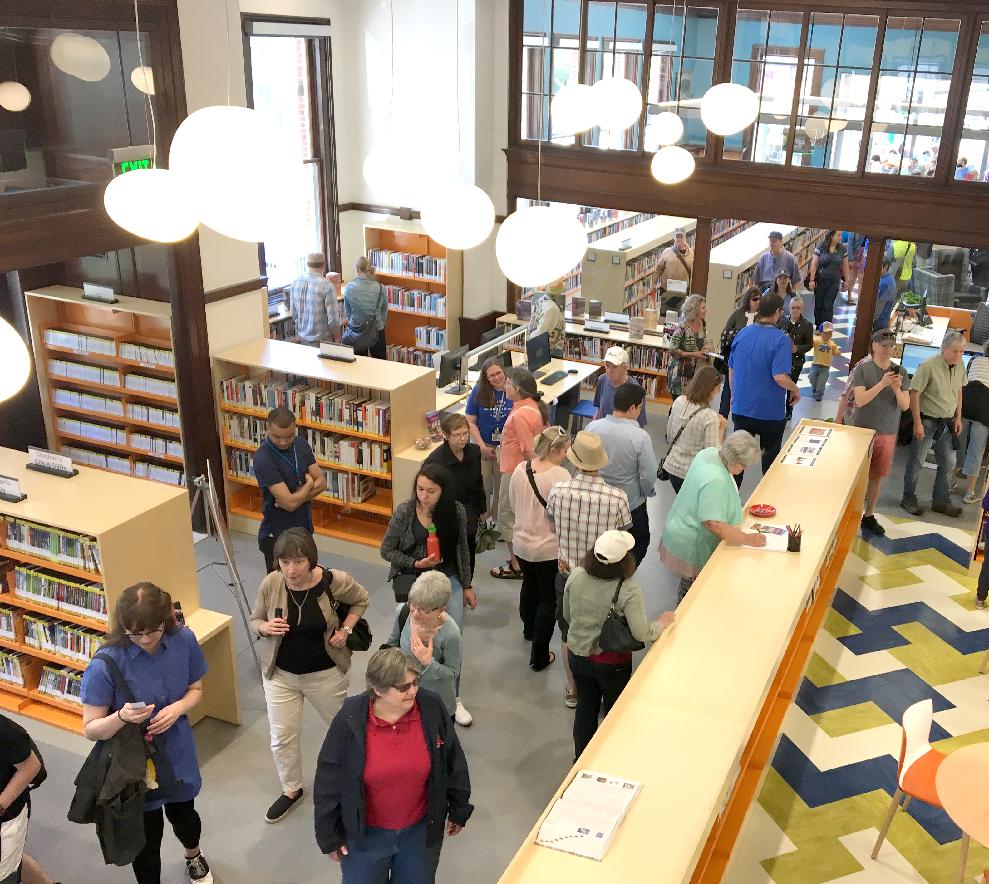 The Jamaica Plain Branch of the Boston Public Library officially reopens!