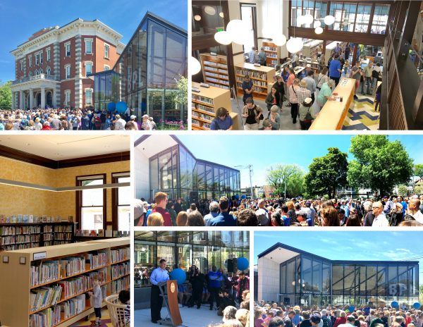 The Jamaica Plain Branch of the Boston Public Library officially reopens!
