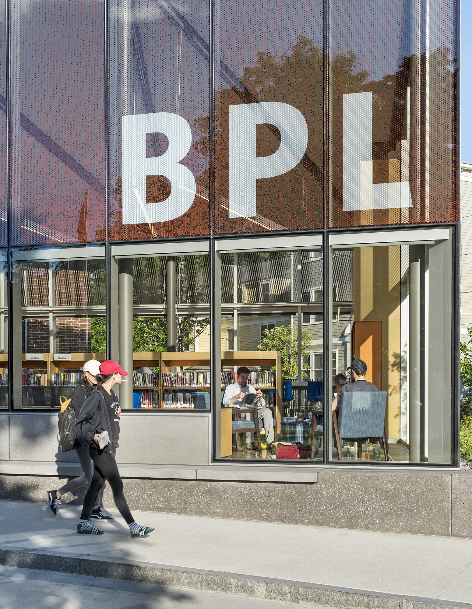 New photos of the Jamaica Plain Branch of the Boston Public Library