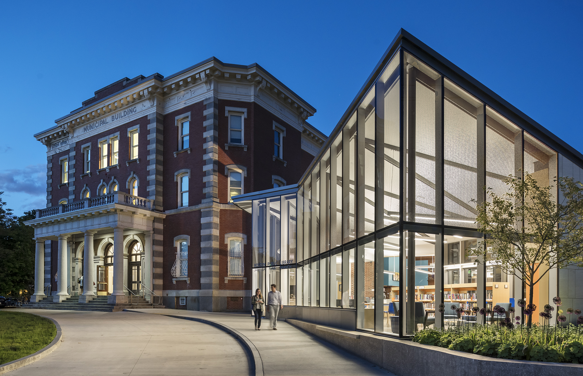 New photos of the Jamaica Plain Branch of the Boston Public Library