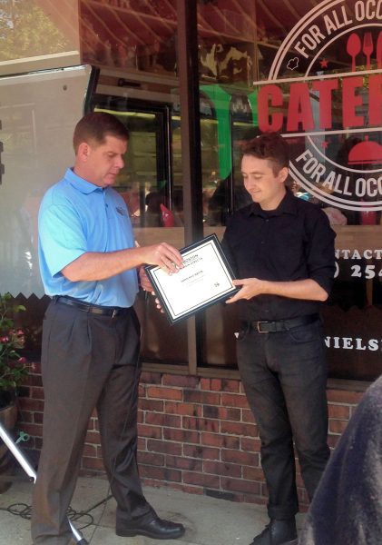 John McCartin recognized as Volunteer of the Year