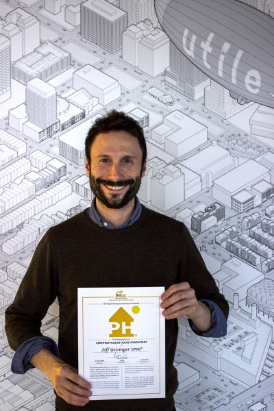 Jeff Geisinger earns Passive House Consultant Certification
