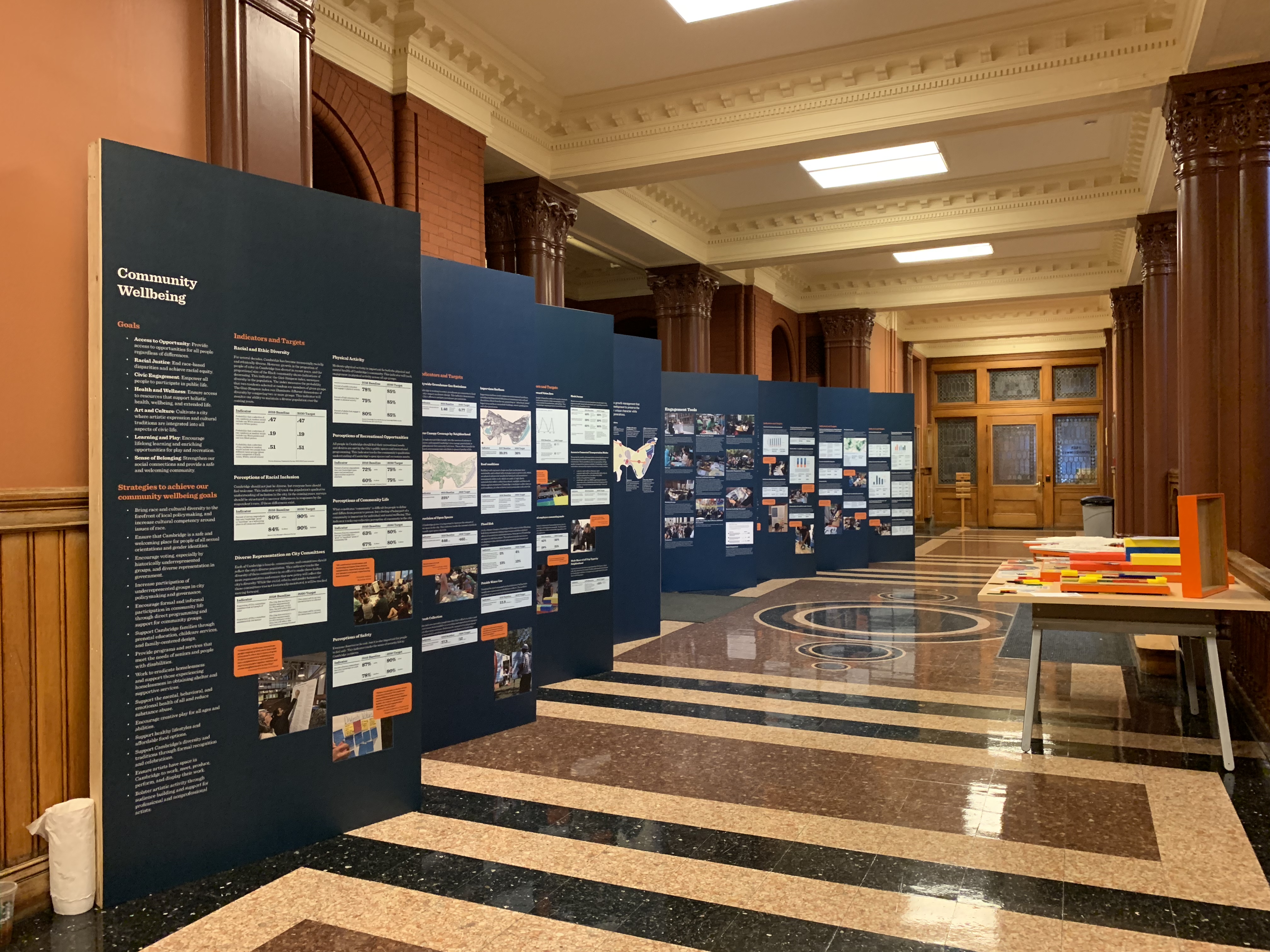 Stop by the Envision Cambridge exhibition at Cambridge City Hall!