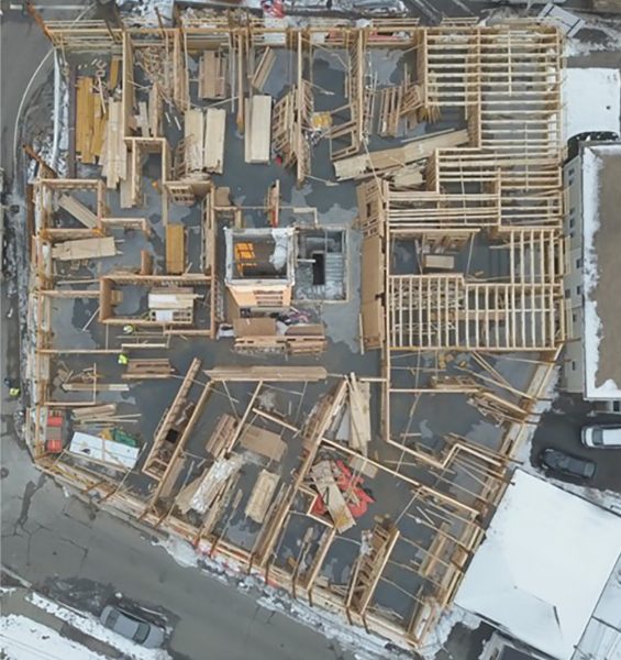 The Neponset comes to life from above