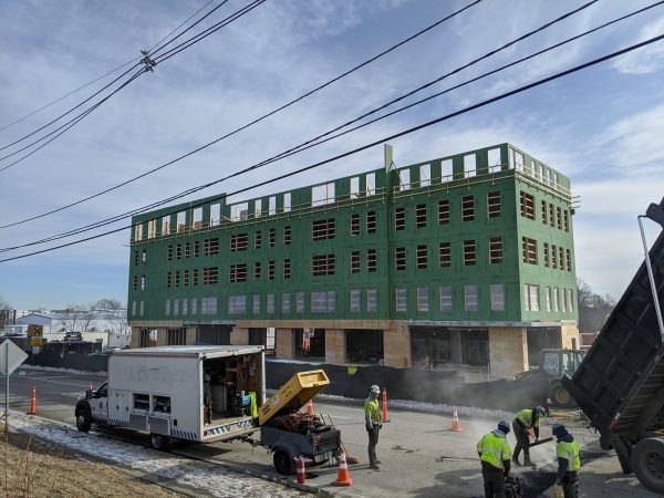 Progress at 1500 Main Street in Weymouth