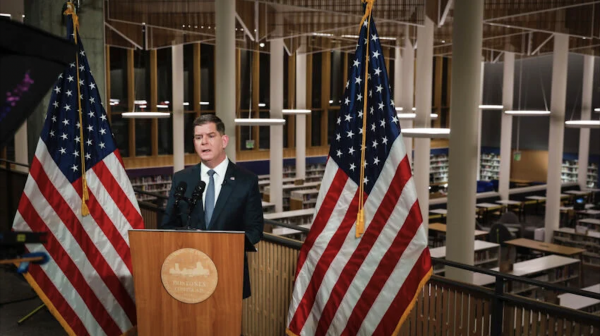 Mayor Walsh holds annual State of the City address at newly reopened Roxbury Branch Boston Public Library
