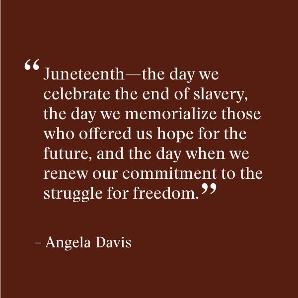 Recognizing the first national Juneteenth