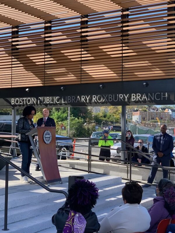 The Roxbury Branch of the Boston Public Library Celebrates Official Ribbon Cutting