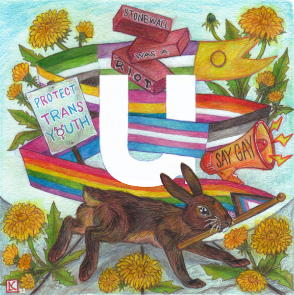 Utile Celebrates LGBTQIA2S+ Pride Month with Logo Art from Kyri Lorenz