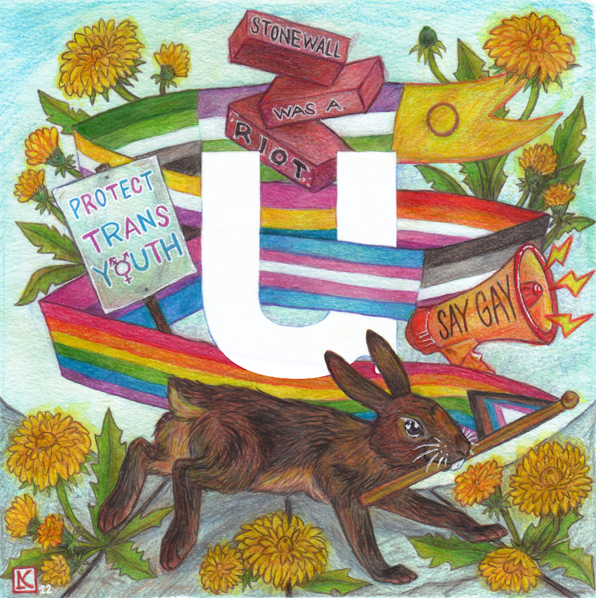 Utile Celebrates LGBTQIA2S+ Pride Month with Logo Art from Kyri Lorenz