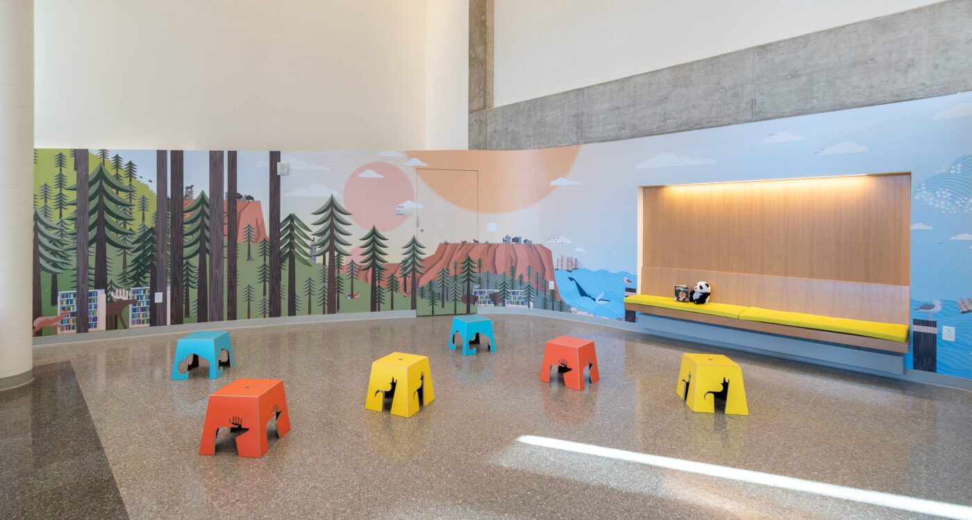 Boston Public Library, Roxbury Branch, Children's Reading Area