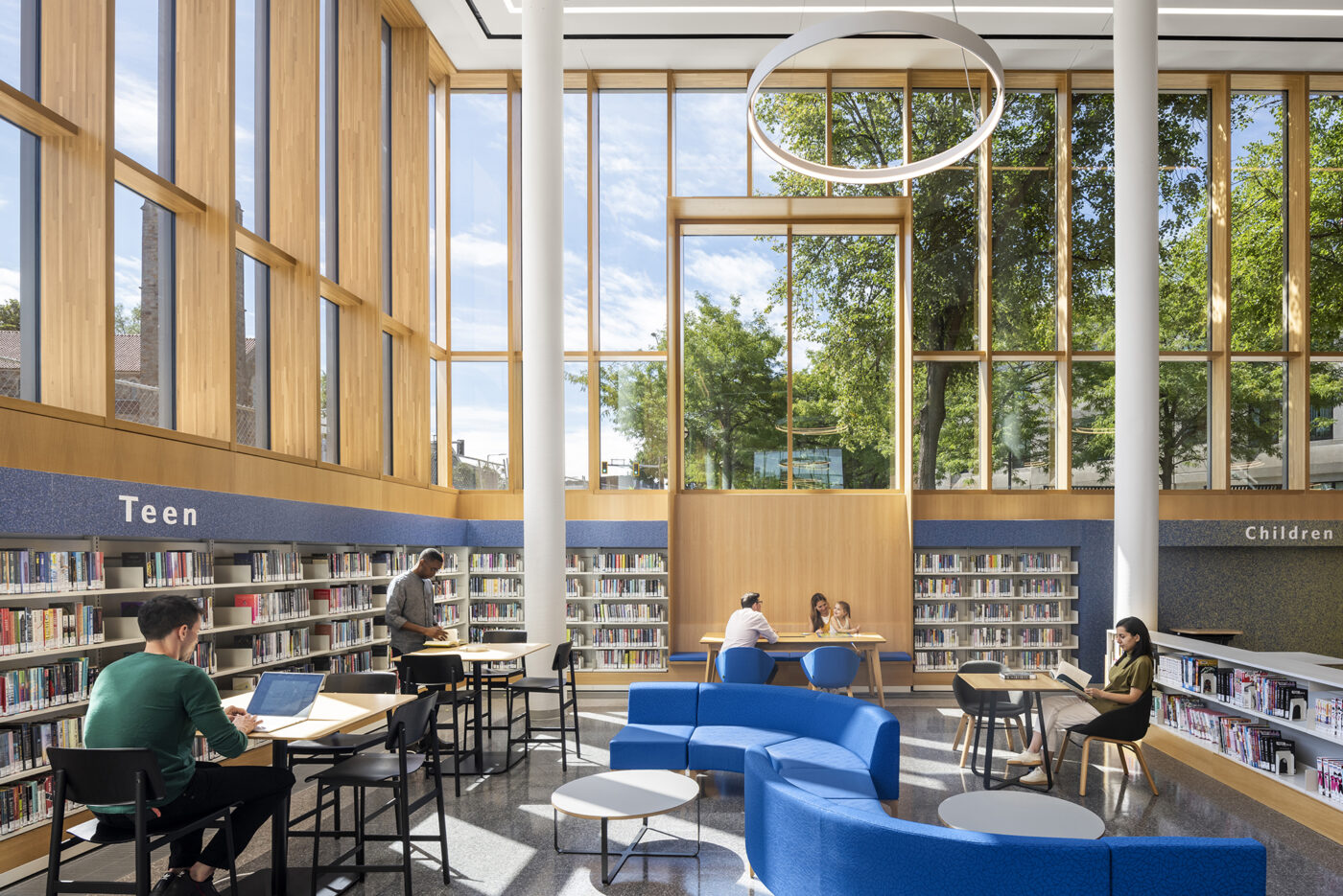 Boston Public Library, Roxbury Branch, Wall Covering 1