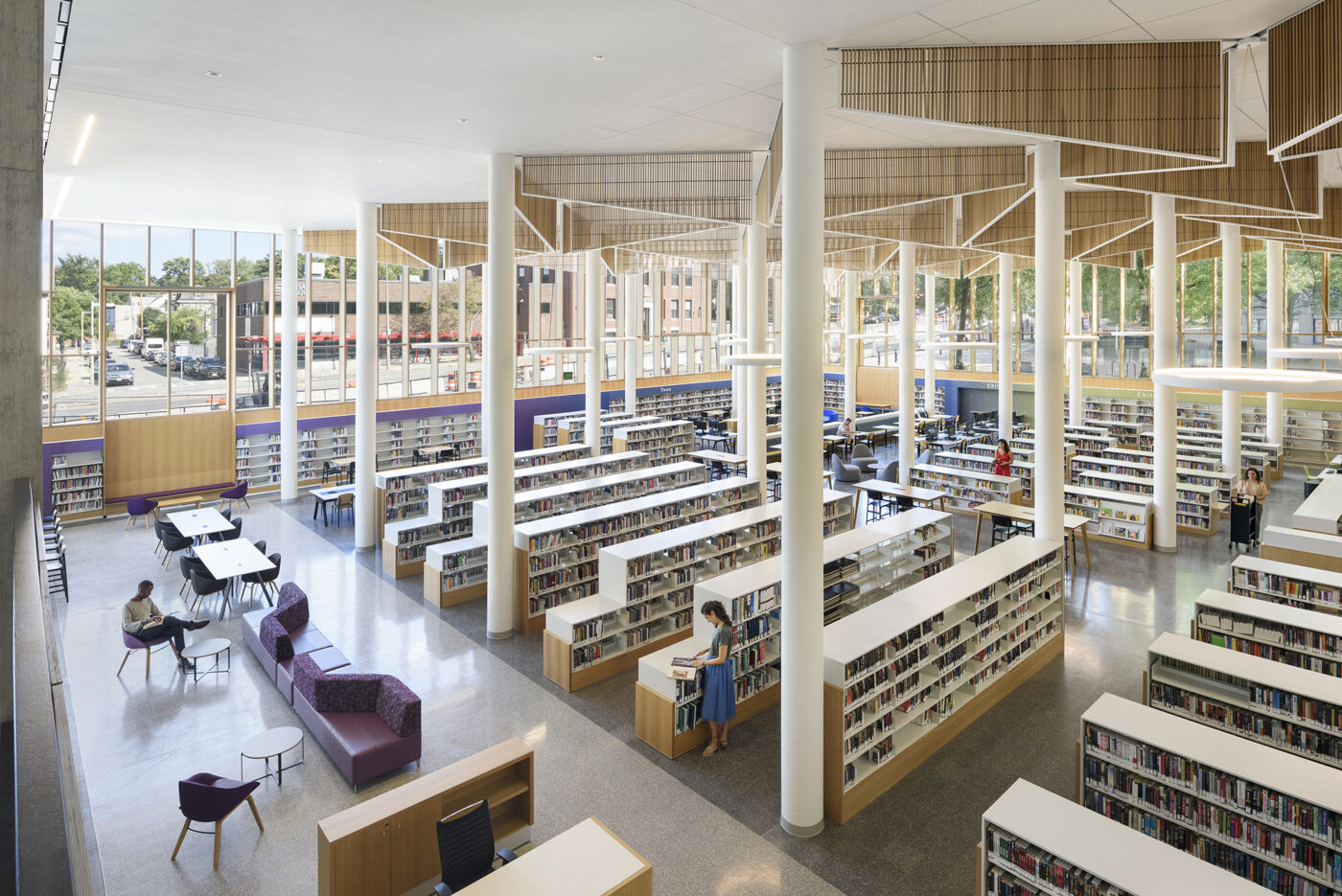 Boston Public Library, Roxbury Branch, Wall Covering 2