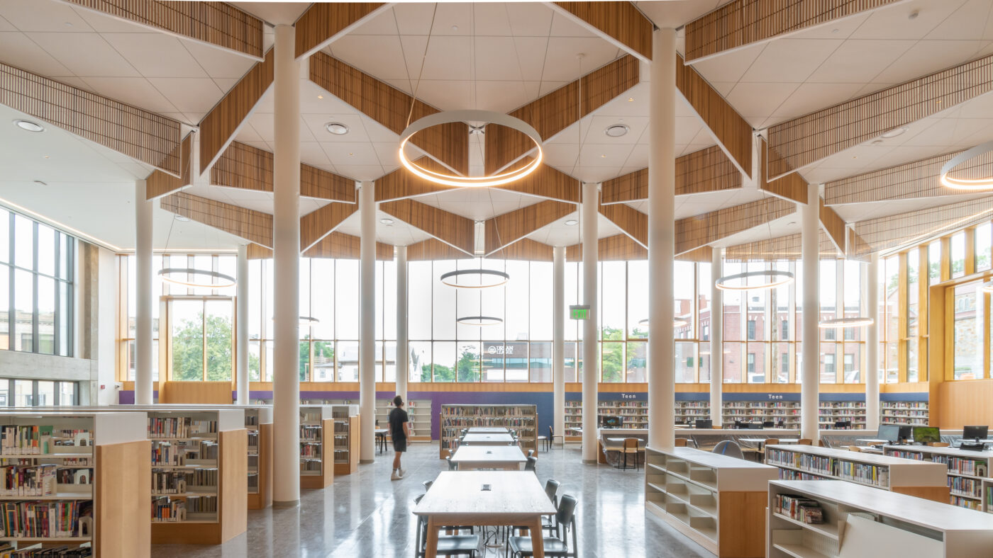 Boston Public Library, Roxbury Branch, Wall Covering 3