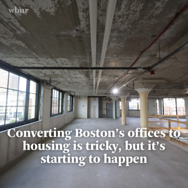 Utile Principal, Tim Love, featured on WBUR’s “Converting Boston’s Offices to Housing is Tricky, But it’s Starting to Happen”