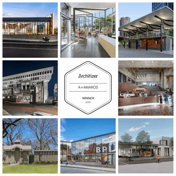 Utile won the Architizer A+ Awards for Best Public Projects Firm!
